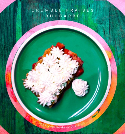 Crumble Fraises / Rhubarbe